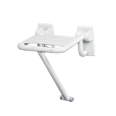 Portable Bathroom Safety Equipment Stainless Steel Wall Mounted Folding Shower Seat